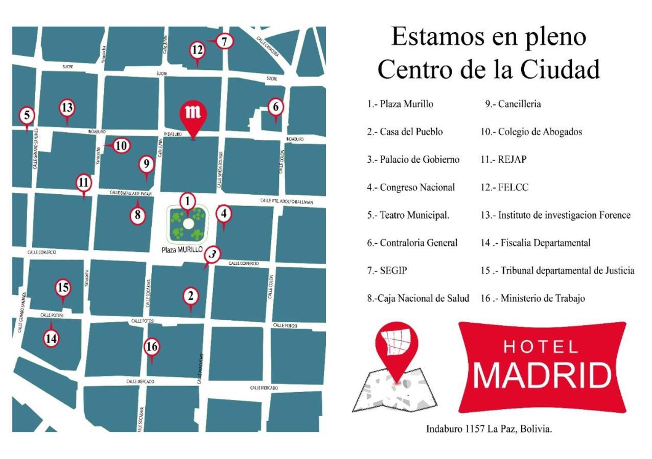 Hotel Madrid La Paz Exteriör bild